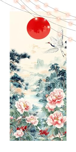 Diamond Painting Sonnenuntergang, Diamant Painting Bilder Erwachsene Blume, DIY Diamond Art Kinder Malen Nach Zahlen Bastelset, 5D Diamant Kunst Malerei Stickerei Set, Home Wand Dekor 75x160cm T1235 von Generic