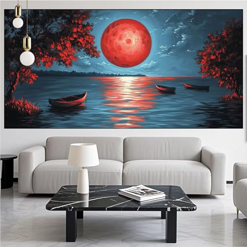 Diamond Painting Sonnenuntergang Diamond Painting Erwachsene Groß xxl 100x300cm Diamant Malerei Boot Malen Nach Zahlen DIY Strass Kunst Mosaikherstellung Crystal Stickerei Malerei Kits,Dekor KM-829 Diamond Painting Sonnenuntergang Diamond Painting Erwachsene Groß xxl 100x300cm Diamant Malerei Boot Malen Nach Zahlen DIY Strass Kunst Mosaikherstellung Crystal Stickerei Malerei Kits,Dekor KM-829 von Generic