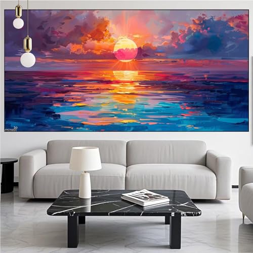 Diamond Painting Sonnenuntergang Diamond Painting Erwachsene Groß xxl 100x300cm Diamant Malerei Landschaft Malen Nach Zahlen DIY Strass Kunst Mosaikherstellung Crystal Stickerei Malerei Kit KM-935 Diamond Painting Sonnenuntergang Diamond Painting Erwachsene Groß xxl 100x300cm Diamant Malerei Landschaft Malen Nach Zahlen DIY Strass Kunst Mosaikherstellung Crystal Stickerei Malerei Kit KM-935 von Generic