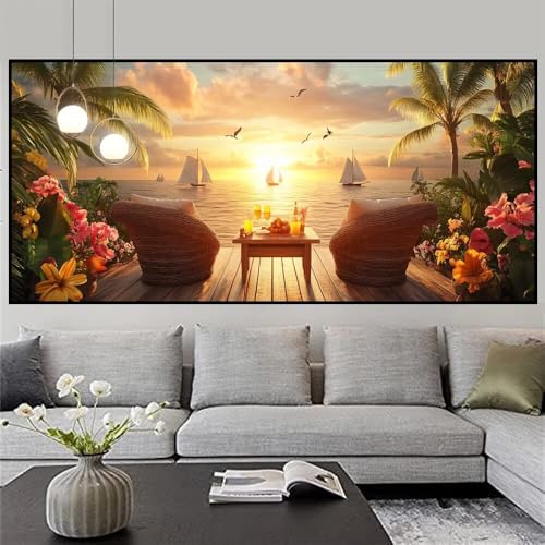Diamond Painting Sonnenuntergang Diamond Painting Erwachsene Groß xxl 70x140cm Diamant Malerei Bilder Landschaft DIY 5D Eckige Steine Strass Kristall Stickerei Kreuzstich Leinwand Basteln Dekor z859f Diamond Painting Sonnenuntergang Diamond Painting Erwachsene Groß xxl 70x140cm Diamant Malerei Bilder Landschaft DIY 5D Eckige Steine Strass Kristall Stickerei Kreuzstich Leinwand Basteln Dekor z859f von Generic
