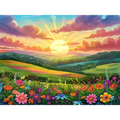 Diamond Painting Sonnenuntergang Diamond Painting Kinder Garten Diamant Kunst Bilder Anfänger Diamant Malerei Stickerei Kreuzstich DIY Malen Nach Zahlen Mosaikherstellung,Dekor Geschenke 60x90cm ZQ562 Diamond Painting Sonnenuntergang Diamond Painting Kinder Garten Diamant Kunst Bilder Anfänger Diamant Malerei Stickerei Kreuzstich DIY Malen Nach Zahlen Mosaikherstellung,Dekor Geschenke 60x90cm ZQ562 von Generic