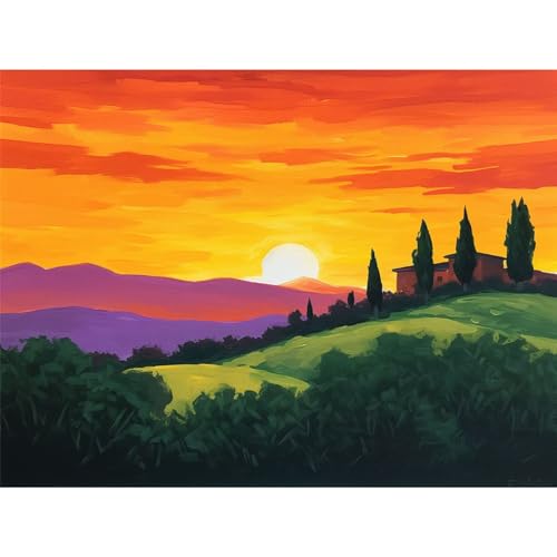 Diamond Painting Sonnenuntergang Diamond Painting Kinder Landschaft Diamant Kunst Bilder Anfänger Diamant Malerei Stickerei Kreuzstich DIY Malen Nach Zahlen Mosaikherstellung,Geschenke 80x120cm ZQ544 Diamond Painting Sonnenuntergang Diamond Painting Kinder Landschaft Diamant Kunst Bilder Anfänger Diamant Malerei Stickerei Kreuzstich DIY Malen Nach Zahlen Mosaikherstellung,Geschenke 80x120cm ZQ544 von Generic
