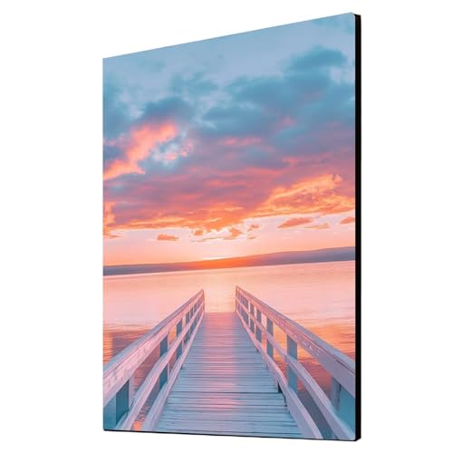 Diamond Painting Sonnenuntergang Vollbohrer Diamant Malen Nach Zahlen See mit Diamond Painting Zubehör Set, Diamant Cross Stitch Stickerei Bastelset Erwachsene für Deko Wohnzimmer 35x50cm 1ZSH-20623 Diamond Painting Sonnenuntergang Vollbohrer Diamant Malen Nach Zahlen See mit Diamond Painting Zubehör Set, Diamant Cross Stitch Stickerei Bastelset Erwachsene für Deko Wohnzimmer 35x50cm 1ZSH-20623 von Generic