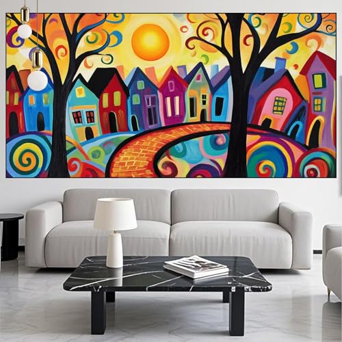 Diamond Painting Stadt Diamond Painting Erwachsene Groß xxl 100x300cm Diamant Malerei Baum Malen Nach Zahlen DIY Strass Kunst Mosaikherstellung Crystal Stickerei Malerei Kits für Home Dekor KM-963 Diamond Painting Stadt Diamond Painting Erwachsene Groß xxl 100x300cm Diamant Malerei Baum Malen Nach Zahlen DIY Strass Kunst Mosaikherstellung Crystal Stickerei Malerei Kits für Home Dekor KM-963 von Generic