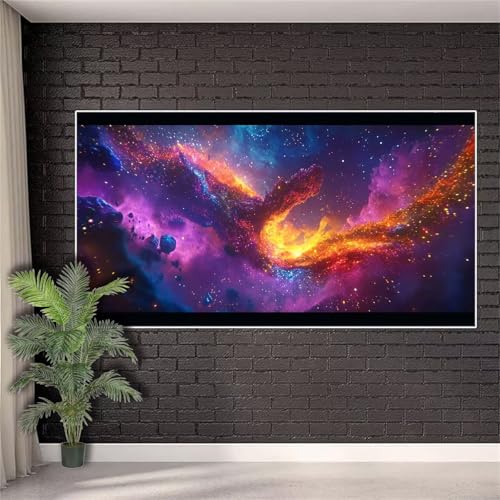 Diamond Painting Sternennacht Fantasie Diamond Painting Erwachsene xxl,DIY 5D Malen nach Zahlen Diamant Set Frauen,Diamant Stickerei Basteln Set Geschenke für Frauen Deko Schlafzimmer 80x160cm j-918 von Generic