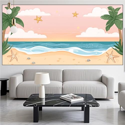 Diamond Painting Strand Diamond Painting Erwachsene Groß xxl 100x300cm Diamant Malerei,Gifts Landschaft Malen Nach Zahlen DIY Strass Kunst Mosaikherstellung Crystal Stickerei Malerei,Gifts Kits KM-781 Diamond Painting Strand Diamond Painting Erwachsene Groß xxl 100x300cm Diamant Malerei,Gifts Landschaft Malen Nach Zahlen DIY Strass Kunst Mosaikherstellung Crystal Stickerei Malerei,Gifts Kits KM-781 von Generic