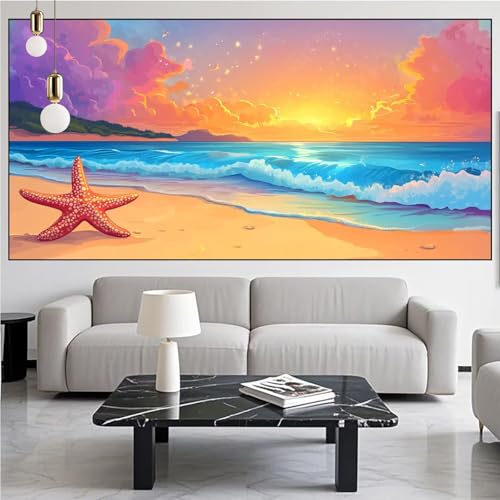 Diamond Painting Strand Diamond Painting Erwachsene Groß xxl 90x250cm Diamant Malerei Ozean Malen Nach Zahlen DIY Strass Kunst Mosaikherstellung Crystal Stickerei Malerei Kits für Home Dekor KM-833 Diamond Painting Strand Diamond Painting Erwachsene Groß xxl 90x250cm Diamant Malerei Ozean Malen Nach Zahlen DIY Strass Kunst Mosaikherstellung Crystal Stickerei Malerei Kits für Home Dekor KM-833 von Generic