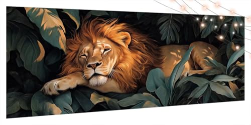 Diamond Painting Tier, Diamant Painting Bilder Erwachsene Löwe, DIY Diamond Art Kinder Malen Nach Zahlen Bastelset, 5D Diamant Kunst Malerei Stickerei Set, Geschenke Home Wand Dekor 60x130cm T115 Diamond Painting Tier, Diamant Painting Bilder Erwachsene Löwe, DIY Diamond Art Kinder Malen Nach Zahlen Bastelset, 5D Diamant Kunst Malerei Stickerei Set, Geschenke Home Wand Dekor 60x130cm T115 von Generic
