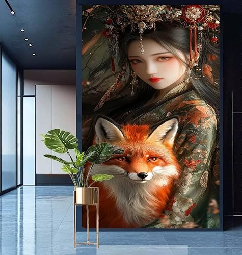 Diamond Painting Tier Diamont Painting Bilder Fee Malen Nach Zahlen Set für Kinder Erwachsene,5D Vollbohrung Crystal Bastelset Mädchen Mosaikherstellung,DIY Diamant Malerei für Geschenke 50x100cm E570 Diamond Painting Tier Diamont Painting Bilder Fee Malen Nach Zahlen Set für Kinder Erwachsene,5D Vollbohrung Crystal Bastelset Mädchen Mosaikherstellung,DIY Diamant Malerei für Geschenke 50x100cm E570 von Generic