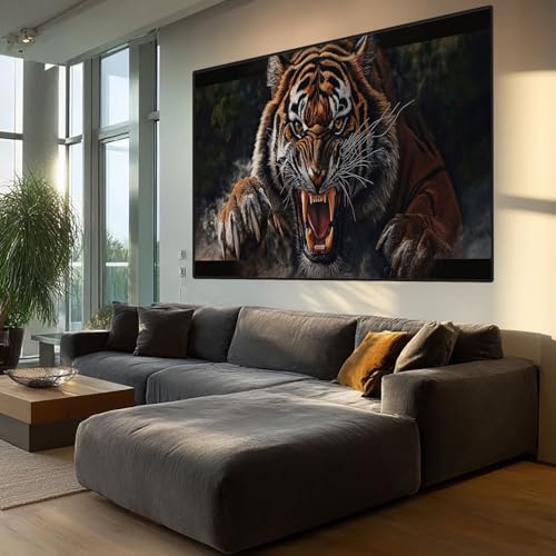 Diamond Painting Tiger Diamont Painting Bilder Tier Malen Nach Zahlen set für Erwachsene,5D Vollbohrung Crystal Bastelset Mosaikherstellung,DIY Diamant Malerei für Geschenke Wanddeko 70x140cm XD482 Diamond Painting Tiger Diamont Painting Bilder Tier Malen Nach Zahlen set für Erwachsene,5D Vollbohrung Crystal Bastelset Mosaikherstellung,DIY Diamant Malerei für Geschenke Wanddeko 70x140cm XD482 von Generic
