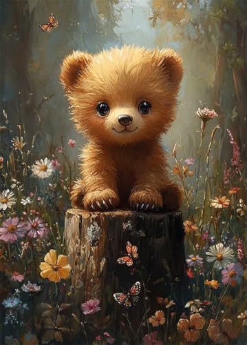 Diamond Painting Tragen Diamant Painting Bilder Blume Crystal Art 5D DIY Eckige Steine Diamant Malerei Cross Stitch Stickerei Basteln Erwachsene für Home Zimmer Deko, Geschenke 90 x 120 cm -bby2507KB von Generic