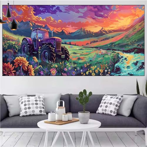 Diamond Painting Traktor Diamond Painting Kinder Landschaft Diamant Malerei Beginner,DIY 5D Rhinestones Kristalle Mosaik Puzzle Leinwand Stickerei Bastelset Erwchsene,Deko Gift Frauen 55x120cm CN-1057 Diamond Painting Traktor Diamond Painting Kinder Landschaft Diamant Malerei Beginner,DIY 5D Rhinestones Kristalle Mosaik Puzzle Leinwand Stickerei Bastelset Erwchsene,Deko Gift Frauen 55x120cm CN-1057 von Generic