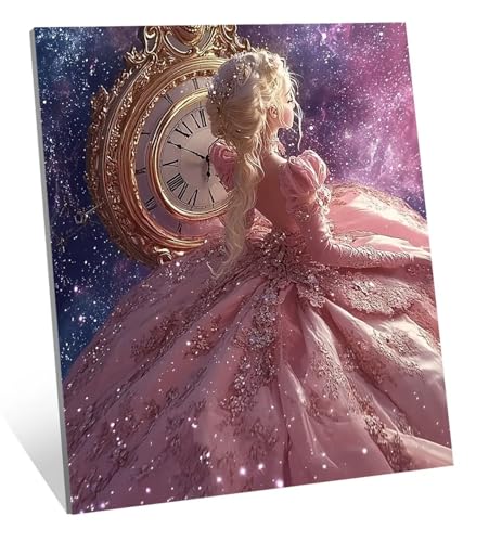 Diamond Painting Traum Diamant Painting Bilder Prinzessin Diamant Kunst Malerei Stickerei Set, DIY Vollbohrer Bastelset Erwachsene Diamanten, Geeignet Als Geschenk, und Als Wanddeko 40x30 cm H-5363 von Generic