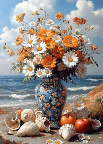 Diamond Painting Vase Diamant Painting Bilder Muschel Crystal Art 5D DIY Eckige Steine Diamant Malerei Cross Stitch Stickerei Basteln Erwachsene für Home Zimmer Deko, Geschenke 50x70cm -bby250714 Diamond Painting Vase Diamant Painting Bilder Muschel Crystal Art 5D DIY Eckige Steine Diamant Malerei Cross Stitch Stickerei Basteln Erwachsene für Home Zimmer Deko, Geschenke 50x70cm -bby250714 von Generic
