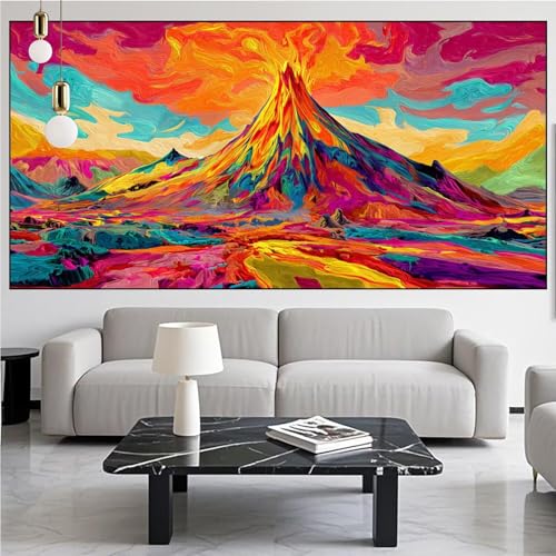Diamond Painting Vulkan Diamont Painting Bilder Abstrakt Malen Nach Zahlen Set für Kinder Erwachsene,5D Vollbohrung Crystal Bastelset Mädchen Mosaikherstellung,DIY Diamant Malerei 100x300cm KM-1008 Diamond Painting Vulkan Diamont Painting Bilder Abstrakt Malen Nach Zahlen Set für Kinder Erwachsene,5D Vollbohrung Crystal Bastelset Mädchen Mosaikherstellung,DIY Diamant Malerei 100x300cm KM-1008 von Generic
