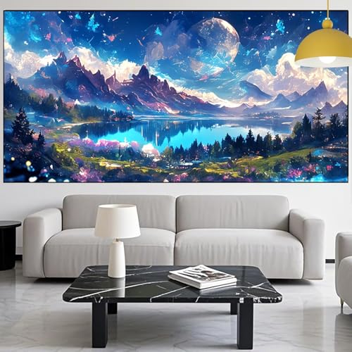 Diamond Painting Wald Diamond Painting Erwachsene 50x100cm Diamant Malerei See Malen Nach Zahlen DIY Strass Kunst Mosaikherstellung Crystal Stickerei Malerei Kits für Home Wand Dekor Geschenke YM-1059 Diamond Painting Wald Diamond Painting Erwachsene 50x100cm Diamant Malerei See Malen Nach Zahlen DIY Strass Kunst Mosaikherstellung Crystal Stickerei Malerei Kits für Home Wand Dekor Geschenke YM-1059 von Generic