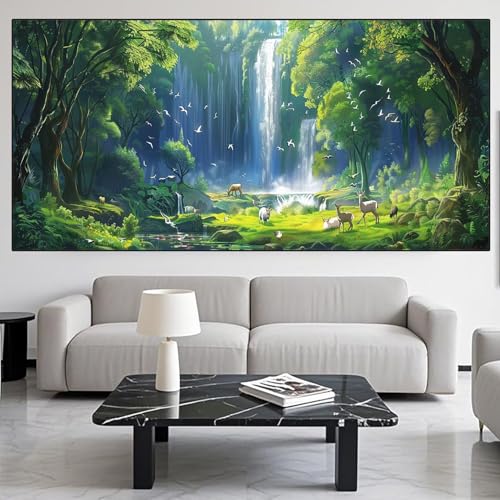 Diamond Painting Wald Diamond Painting Erwachsene Groß xxl 80x200cm Diamant Malerei Tier Malen Nach Zahlen DIY Strass Kunst Mosaikherstellung Crystal Stickerei sets für Home Wand Dekor Geschenke XD801 Diamond Painting Wald Diamond Painting Erwachsene Groß xxl 80x200cm Diamant Malerei Tier Malen Nach Zahlen DIY Strass Kunst Mosaikherstellung Crystal Stickerei sets für Home Wand Dekor Geschenke XD801 von Generic