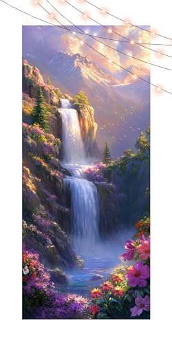 Diamond Painting Wasserfall, Diamant Painting Bilder Erwachsene Blume, DIY Diamond Art Kinder Malen Nach Zahlen Bastelset, 5D Diamant Kunst Malerei Stickerei, Geschenke Home Wand Dekor 80x180cm T1321 von Generic