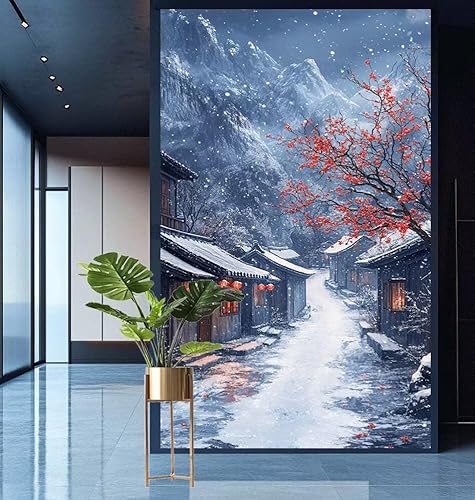 Diamond Painting Winter Diamont Painting Bilder Landschaft Malen Nach Zahlen Set für Kinder Erwachsene,5D Crystal Bastelset Mädchen Mosaikherstellung,DIY Diamant Malerei für Geschenke 40x70cm E544 Diamond Painting Winter Diamont Painting Bilder Landschaft Malen Nach Zahlen Set für Kinder Erwachsene,5D Crystal Bastelset Mädchen Mosaikherstellung,DIY Diamant Malerei für Geschenke 40x70cm E544 von Generic