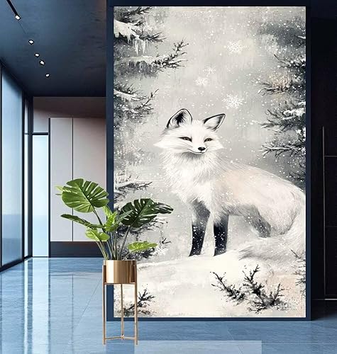 Diamond Painting Winter Diamont Painting Bilder Tier Malen Nach Zahlen Set für Kinder Erwachsene,5D Voll Crystal Bastelset Mädchen Mosaikherstellung,DIY Diamant Malerei für Geschenke 40x100cm E543 Diamond Painting Winter Diamont Painting Bilder Tier Malen Nach Zahlen Set für Kinder Erwachsene,5D Voll Crystal Bastelset Mädchen Mosaikherstellung,DIY Diamant Malerei für Geschenke 40x100cm E543 von Generic