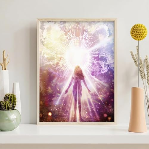 Diamond Painting ZurüCk, Frau Diamond Painting Erwachsene Anfänger, DIY 5D Runder Vollbohrer Diamant Malerei Stickerei Set Kreuzstich Set zur Home Wand Dekoration Geschenke 70x95cm PjY5258 A-V Diamond Painting ZurüCk, Frau Diamond Painting Erwachsene Anfänger, DIY 5D Runder Vollbohrer Diamant Malerei Stickerei Set Kreuzstich Set zur Home Wand Dekoration Geschenke 70x95cm PjY5258 A-V von Generic