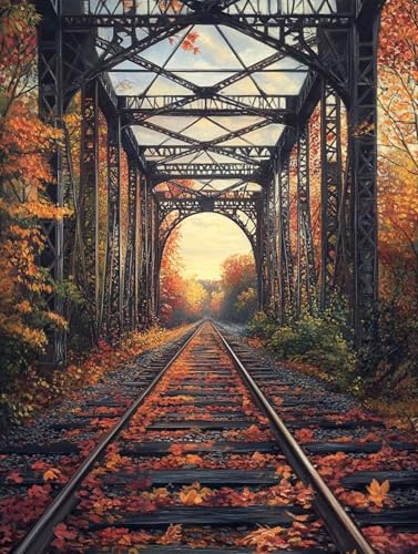 Diamond painting Erwachsene Groß xxl 30x40 cm, Bricolage Diamant Painting bilder Landschaft Strasssteine Embroidery Kit, Schiene Volldiamant Edelsteine Leinwand Cross Stitch Kit für Wanddeko ZSH02782 Diamond painting Erwachsene Groß xxl 30x40 cm, Bricolage Diamant Painting bilder Landschaft Strasssteine Embroidery Kit, Schiene Volldiamant Edelsteine Leinwand Cross Stitch Kit für Wanddeko ZSH02782 von Generic