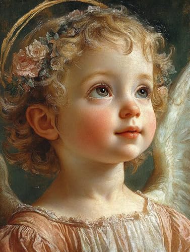 Diamond painting Erwachsene Groß xxl 35x50 cm, Bricolage Diamant Painting bilder Engel Strasssteine Embroidery Kit, Kleiner Engel Volldiamant Edelsteine Leinwand Cross Stitch Kit für Wanddeko ZSH00463 Diamond painting Erwachsene Groß xxl 35x50 cm, Bricolage Diamant Painting bilder Engel Strasssteine Embroidery Kit, Kleiner Engel Volldiamant Edelsteine Leinwand Cross Stitch Kit für Wanddeko ZSH00463 von Generic