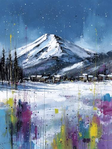 Diamond painting Erwachsene Groß xxl 40x55cm, Bricolage Diamant Painting bilder Schneeberg Strasssteine Embroidery Kit,Landschaft Volldiamant Edelsteine Leinwand Cross Stitch Kit für Wanddeko ZSH02744 Diamond painting Erwachsene Groß xxl 40x55cm, Bricolage Diamant Painting bilder Schneeberg Strasssteine Embroidery Kit,Landschaft Volldiamant Edelsteine Leinwand Cross Stitch Kit für Wanddeko ZSH02744 von Generic