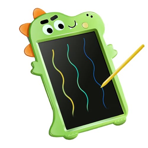 Dinosaurier Zeichenblock - LCD Zeichenblock | löschbare Tafel - 10 Zoll Bunte LCD-Tabletts Lustiger Zeichen- und Schreibblock für Zuhause, Schule, Reisen von Generic