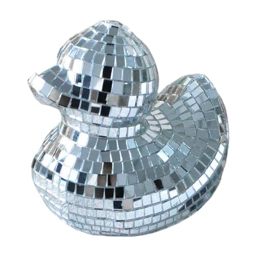 Disco Boule Duck – Glänzendes festliches Accessoire, Spiegelglasdekoration | Kreative Dekoration für Zuhause und Events, perfekt für Kuchen und leuchtende Atmosphäre im Retro-Stil Disco Boule Duck – Glänzendes festliches Accessoire, Spiegelglasdekoration | Kreative Dekoration für Zuhause und Events, perfekt für Kuchen und leuchtende Atmosphäre im Retro-Stil von Generic