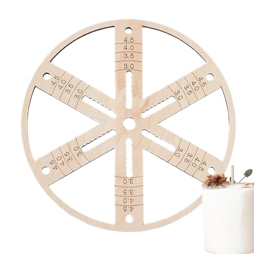 Docht-Zentrierwerkzeug zur Herstellung von Kerzen, Dochthalter zur Herstellung von Kerzen | Zentrierwerkzeug aus Holz für Kerze - Ro-Halter von Generic