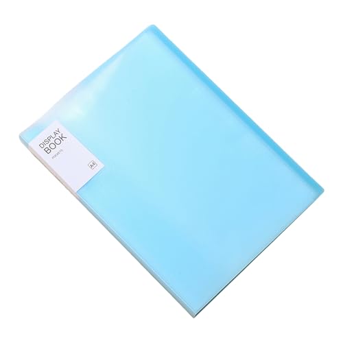 Dokumentenmappe A4, 20-60 Taschen, 6 Farben, Fächermappe, Document Organizer, Mappen Ordnersystem, Mappe mit Fächern, Dokumenten Ordner, Aktenmappe, Organisationsmappe (Blau, 20 Seiten) von Generic