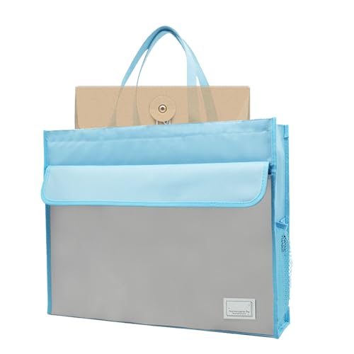 Dokumententasche – A3-Aktentasche Mit Tragegriff | Tragbare Business-Tasche Mit Großem Fassungsvermögen Und Reißverschluss, Konferenz- Und Laptop-Organizer Für Karten, Nachrichten Und Zeitschriften Dokumententasche – A3-Aktentasche Mit Tragegriff | Tragbare Business-Tasche Mit Großem Fassungsvermögen Und Reißverschluss, Konferenz- Und Laptop-Organizer Für Karten, Nachrichten Und Zeitschriften von Generic