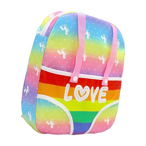 Doll Carrier Storage Rucksack - tragbarer Rücklaufhalter, Leichte Case Dolls | Langlebige komfortable verstellbare Gurte Taschen Kinder, Reiseverkaufstasche für amerikanische Puppenzubehör Spielzeit von Generic