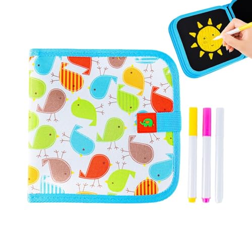 Doodle-Brett-Set – Magisches Zeichenbuch, Löschbarer Kinder-Reisebuch-Zeichenblock | Aquarellmalerei-Kritzelbuch Mit 3 Pinseln, Sauberes Malen, Schreiben Und Reisespielzeug Zum Lernen Für Mädchen Und Doodle-Brett-Set – Magisches Zeichenbuch, Löschbarer Kinder-Reisebuch-Zeichenblock | Aquarellmalerei-Kritzelbuch Mit 3 Pinseln, Sauberes Malen, Schreiben Und Reisespielzeug Zum Lernen Für Mädchen Und von Generic