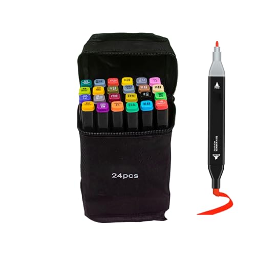 Doppel - -Marker Set - Malbücher Für Erwachsene, Kreative Zeichenmarkierungen Stift | Pinsel Permanent Kunst Zum Zeichnen, Feiner Pinsel -, Kreativer Journaling, Färbentraging -Gehäu Doppel - -Marker Set - Malbücher Für Erwachsene, Kreative Zeichenmarkierungen Stift | Pinsel Permanent Kunst Zum Zeichnen, Feiner Pinsel -, Kreativer Journaling, Färbentraging -Gehäu von Generic
