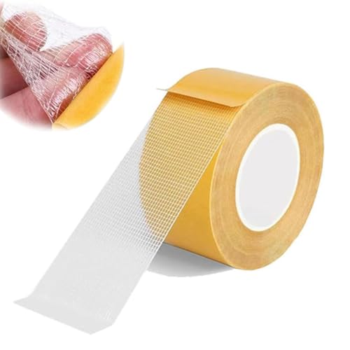 Doppelseitiges Kanalband mit hoher Klebekraft, neue doppelseitige Kanalband-Guidelinels, super klebriges, transparentes Klebeband, für Wände, Teppiche, Glas (1 PCS) von Generic
