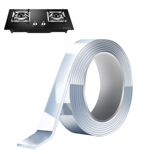 Doppelseitiges Klebeband - doppelseitiges Klebeband, transparente Klebstoffrolle mit hoher Durabilität - abnehmbares Befestigungsband - Poster, Keramik, wasserdichtes transparentes fü Doppelseitiges Klebeband - doppelseitiges Klebeband, transparente Klebstoffrolle mit hoher Durabilität - abnehmbares Befestigungsband - Poster, Keramik, wasserdichtes transparentes fü von Generic