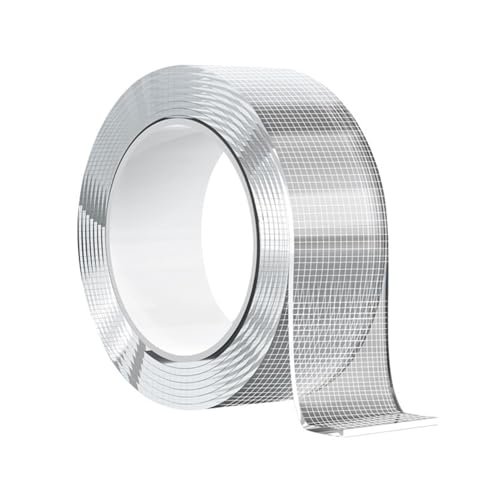 Doppelseitiges Nano-Klebeband, doppelseitiges Nano-Klebeband, Mehrzweck-Klebeband, Teppichklebeband, Wandaufkleber, robustes transparentes Klebeband zur Dekoration von Schildern und Ma von Generic