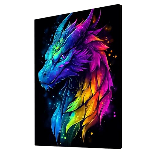 Drachen Malen Nach Zahlen Erwachsene Tier Malen Nach Zahlen 90x120 cm DIY Basteln Erwachsene Klarheit Farbe Leinwan Bilder mit Acrylfarben Set 3 Typen Pinsel für Wanddeko Wohnzimmer, Geschenke 2YH6819 Drachen Malen Nach Zahlen Erwachsene Tier Malen Nach Zahlen 90x120 cm DIY Basteln Erwachsene Klarheit Farbe Leinwan Bilder mit Acrylfarben Set 3 Typen Pinsel für Wanddeko Wohnzimmer, Geschenke 2YH6819 von Generic