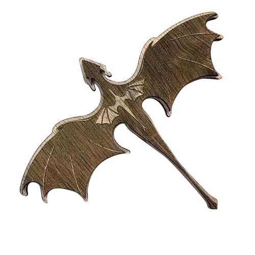 Drachenflamme Buchecke, Drachenbuch-Ecke, dekorative Ecke, Lesezeichen, Bücherregal, Halloween-Dekoration für Schreibtischregale von Generic