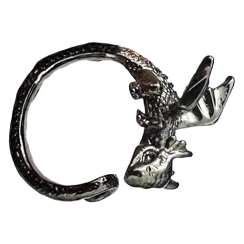 Drachenhäkelgarn Spannring - Drachenhäkelring, verstellbarer Garnring | Drachenhäkel-Spannring, Drachenhaken-Garn-Spannring, 1 Stück Strickringe von Generic