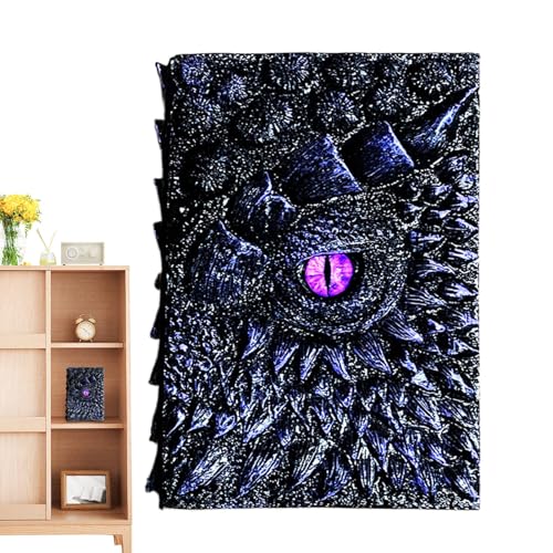 Dragon Eye Tagebuch, Dragon Eye Notizbuch,Multifunktionales Schreibbuch | Schreiben von Skizzennotizbuch, Hardcover Tagebuch Notizblock, Home Name Notizbuch zum Schreiben von Generic