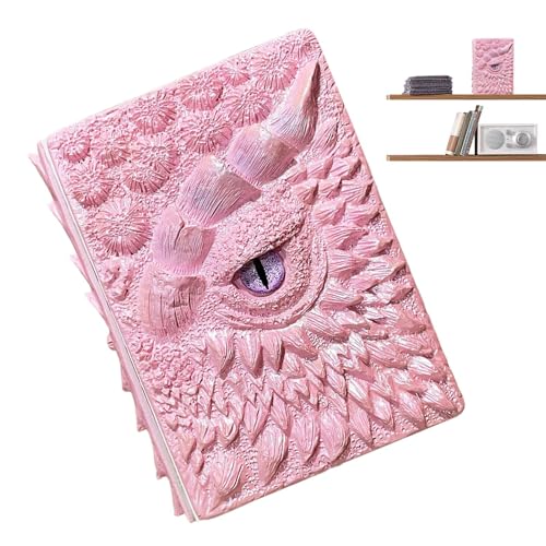 Dragon Eye geprägtes Tagebuch – Dekoratives geprägtes Notizbuch mit Drachenauge, geprägtes Schreibbuch für Drachenliebhaber, Reise-Notizblock, Hardcover, dekorative Ornamente Dragon Eye geprägtes Tagebuch – Dekoratives geprägtes Notizbuch mit Drachenauge, geprägtes Schreibbuch für Drachenliebhaber, Reise-Notizblock, Hardcover, dekorative Ornamente von Generic