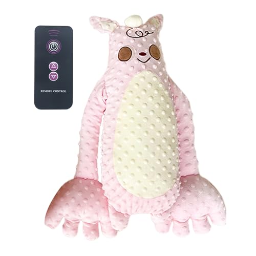 Dreamypische beruhigende Schlafbegleiter - Elektrisches Totenspielzeug für Kleinkinder | Einstellbare Geschwindigkeit & sanfte Palmenbewegung | Nettes Cartoon -Design (rosa/blau) von Generic