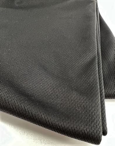 Dri Fit Active Wear Strickstoff, 91,4 x 152,4 cm, Schwarz von Generic