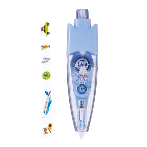 Drücken Sie dekorative Stifte, dekorative Stifte für Scrapbooking - Niedliche Tierjournalstifte für Frauen - Lace Correction Tape süße Briefpapiermarkierungen, Schulmaterial für Scrapbooking, Tagebuch von Generic