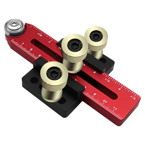 Dünne Rip-Schablone, dünne Rip-Vorlage für Holzbearbeitung | Aluminium-Legierung Tisch Säge RIP Jig Guide | Holzbearbeitungszubehör für Tischsägen, Router und Fräsen Dünne Rip-Schablone, dünne Rip-Vorlage für Holzbearbeitung | Aluminium-Legierung Tisch Säge RIP Jig Guide | Holzbearbeitungszubehör für Tischsägen, Router und Fräsen von Generic