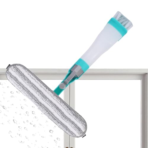 Duschabzieher für Glastüren,Duschabzieher aus Glas | Haushaltsglasreiniger,nachfüllbare Glasflasche für zu Hause, eingebauter Rakel, Werkzeug für von Generic