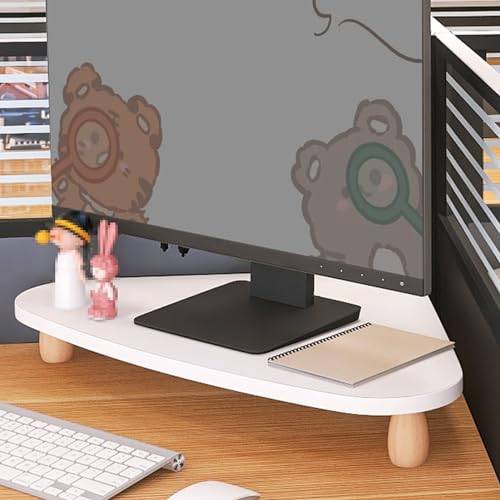 Eckmonitorständer Eckständer für Computer, Monitor-Organizer für das Home Office, stabile Schreibtischablage aus Holz, dreieckiger platzsparender Laptopständer mit dicken Beinen Eckmonitorständer Eckständer für Computer, Monitor-Organizer für das Home Office, stabile Schreibtischablage aus Holz, dreieckiger platzsparender Laptopständer mit dicken Beinen von Generic